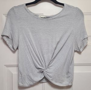 Striped crop top